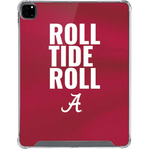 University of Alabama Roll Tide Roll iPad Pro 12.9in (2020) Clear Case